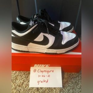 Nike dunk low retro white black panda